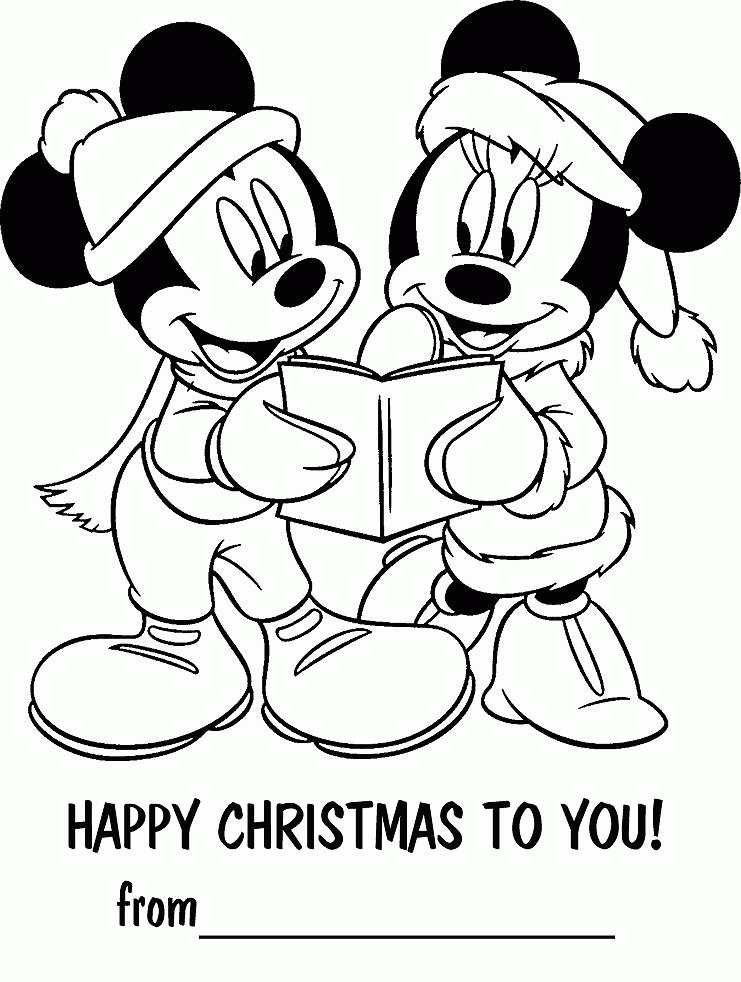 Printable Coloring Christmas Cards Coloring Home