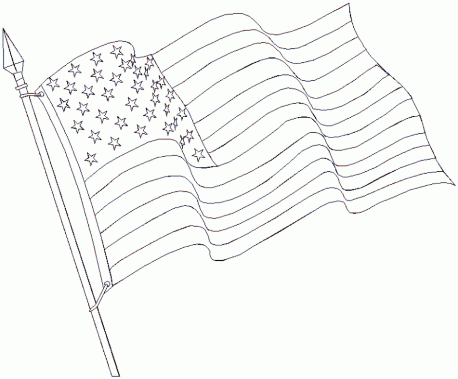 Download Symbol American Flag Coloring Page Or Print Symbol 194162 