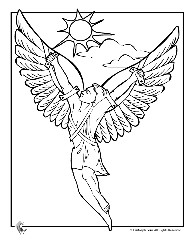 Greek Mythology Coloring Pages - Coloring Home