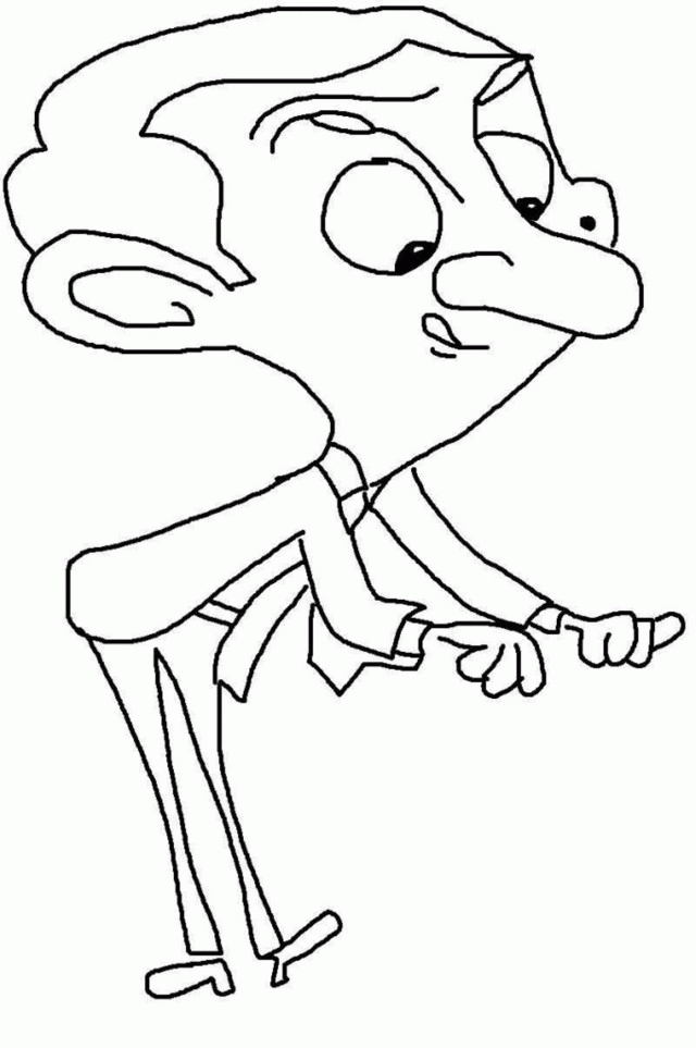 Kids Cartoon Coloring Pages Mr Bean Id 106106 Uncategorized Yoand 