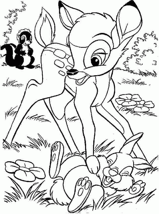 Free Christmas Santa Deer Coloring Pages For Kids #