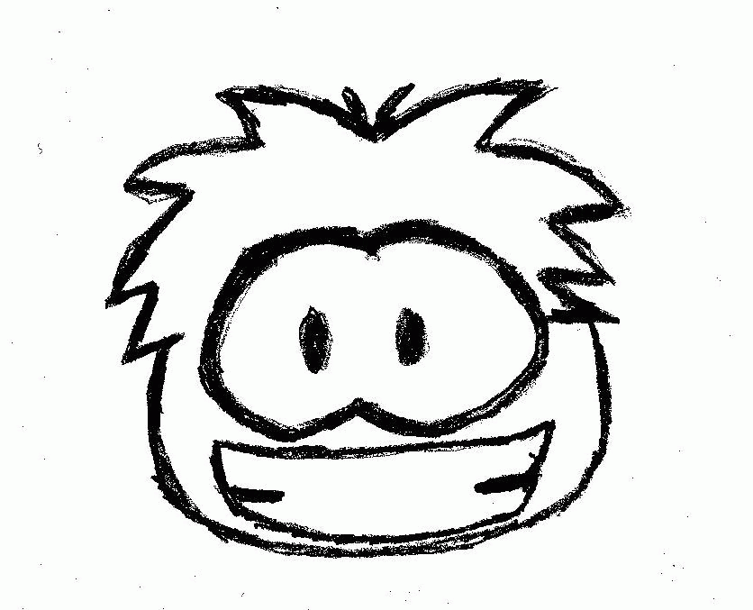 Puffle Coloring Pages - Coloring For KidsColoring For Kids