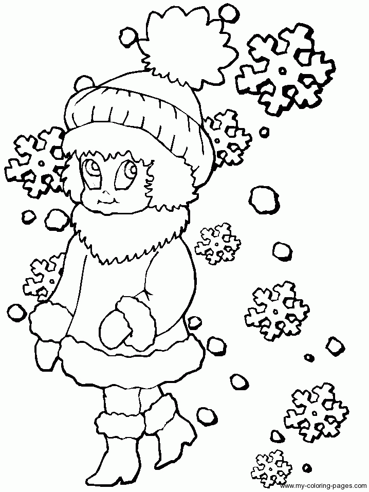 Snowflake Coloring Pages For Kids | Coloring Pages