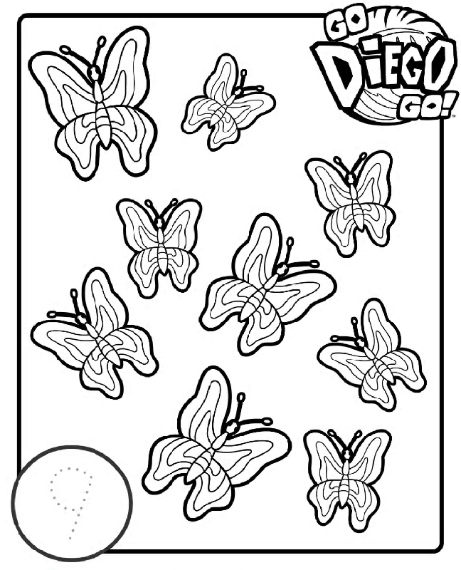 Diego, Go Diego GoColoring Pages 17 | Free Printable Coloring 