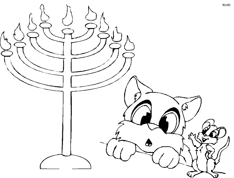Hanukkah Coloring Pages for Kids- Free Coloring Sheets to download