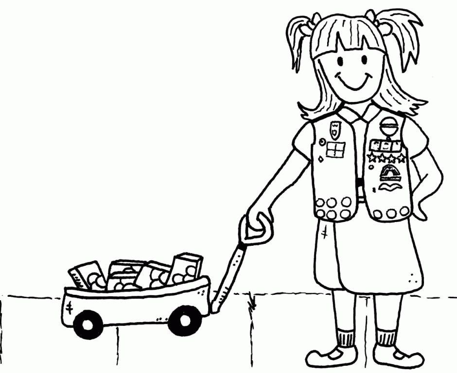 girl scouts Colouring Pages (page 2)