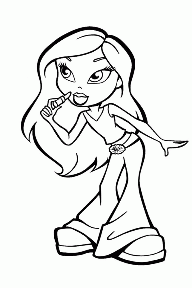 Baby Bratz Coloring Pages