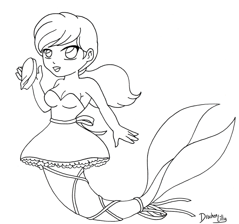 Chibi Mermaid by drachenlilly on deviantART