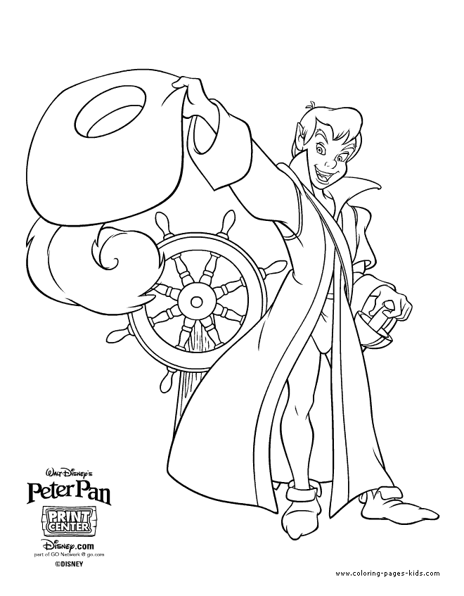 Peter Pan coloring pages - Coloring pages for kids!