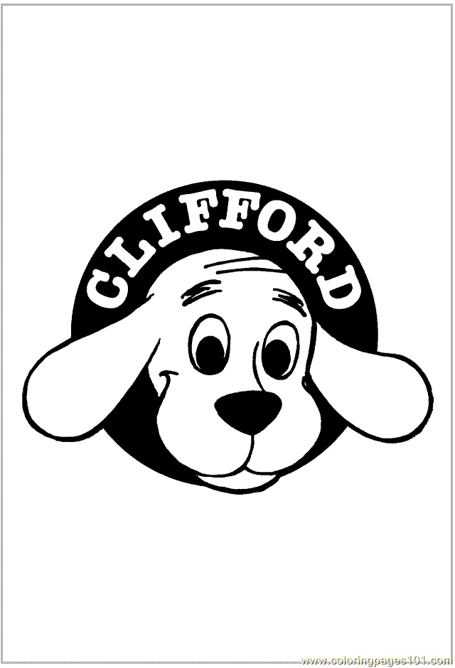 Coloring Pages Clifford 003 (Cartoons > Clifford) - free printable 