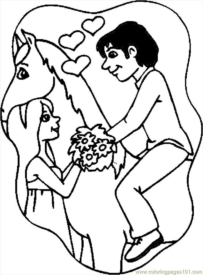 horses printable coloring page for kids four magnificent