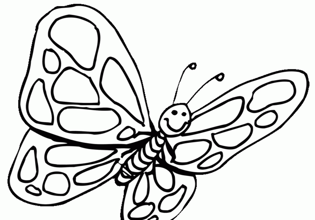 Free Butterfly Coloring Pages For Preschool :Kids Coloring Pages 