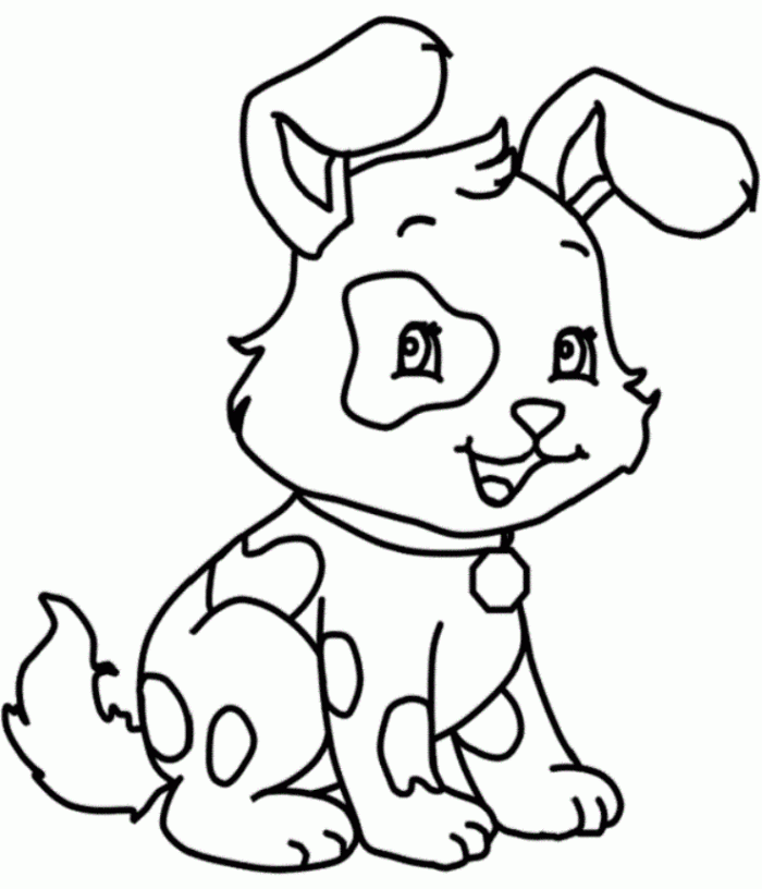 k-9 dog Colouring Pages