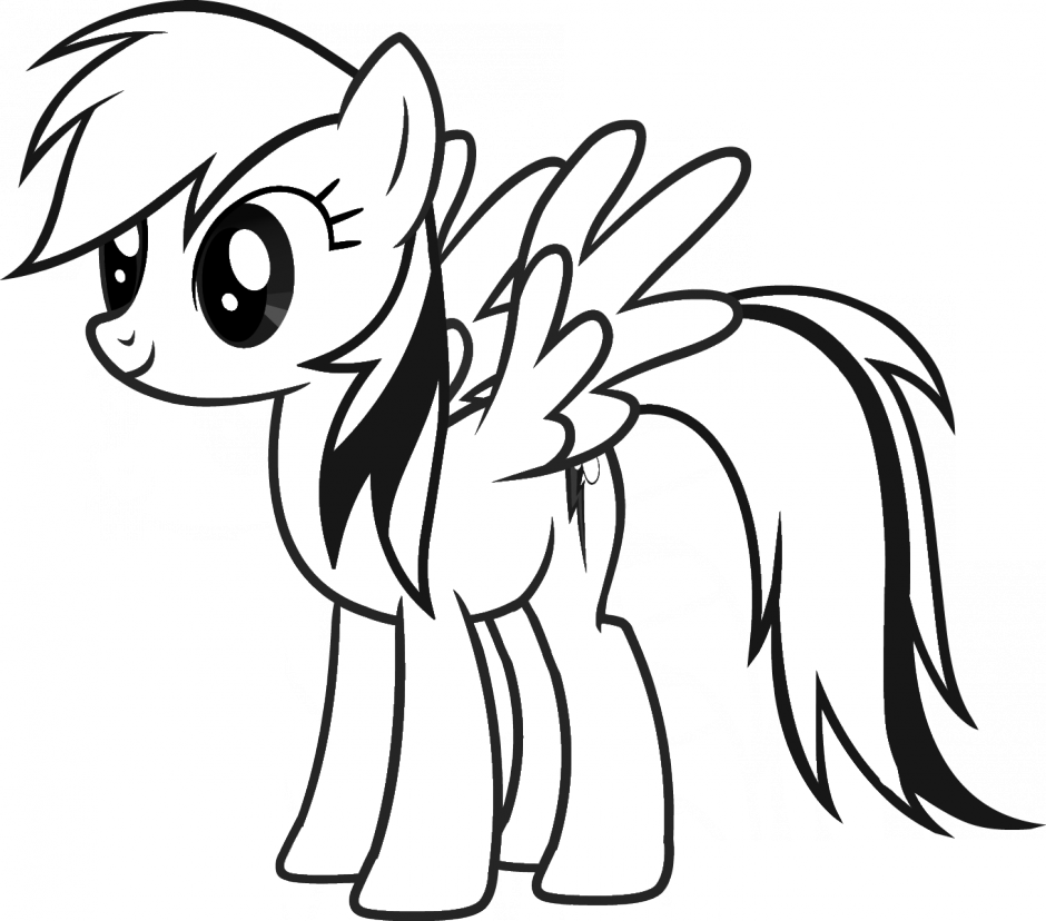Sew Fantastic Rainbow Dash 42562 Make A Picture Into A Coloring Page