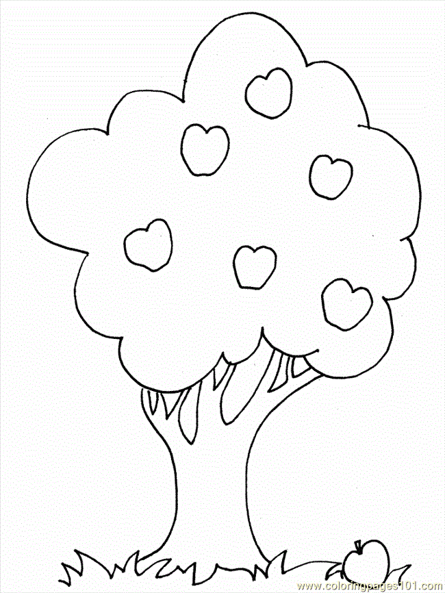 Coloring Pages Coloring Tree2 (Natural World > Trees) - free 