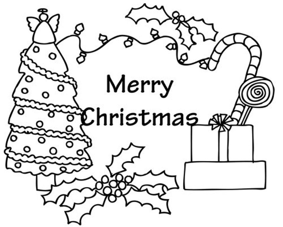 Download Presents And Tree Free Coloring Pages For Christmas Or 