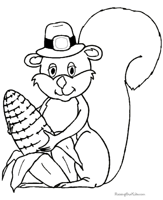 Thanksgiving Coloring Pages Funny