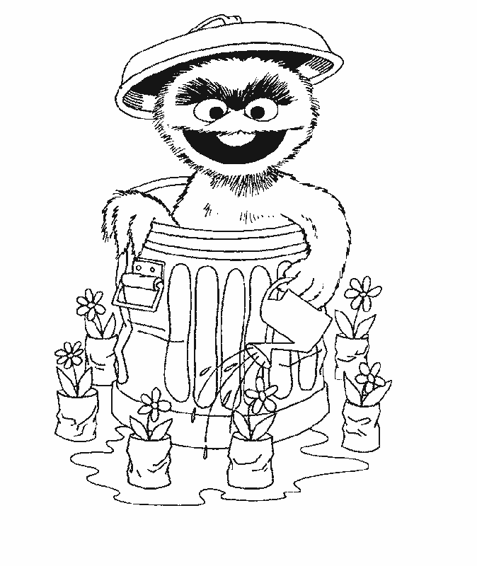 Sesame Street | Free Printable Coloring Pages