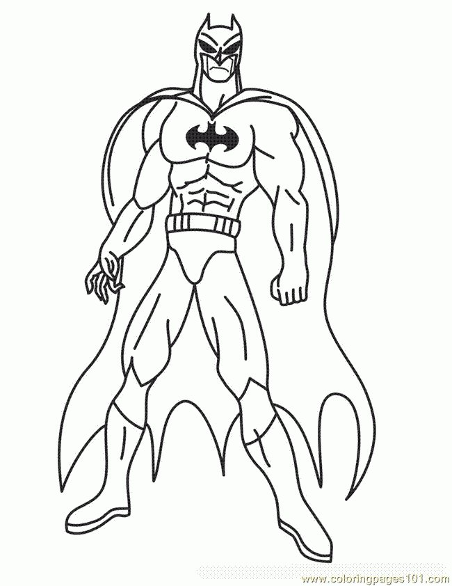 batman coloring pages printable - Free Coloring Pages for Kids