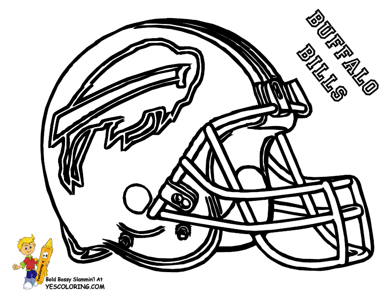 Free Buffalo Bills Coloring Pages