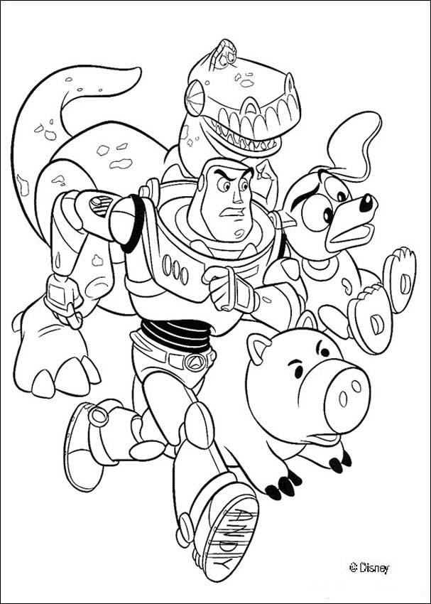 Toy Story coloring book pages - 53 free Disney printables ...