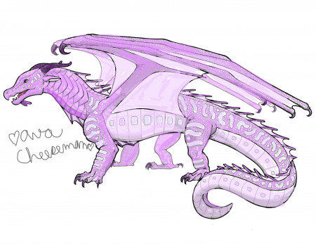 Wings of Fire (Dragon Coloring Pages) - Rainbow Printables