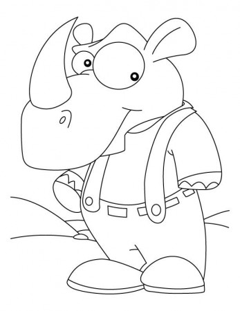I am not endangered rhinoceros coloring pages | Download Free I am ...