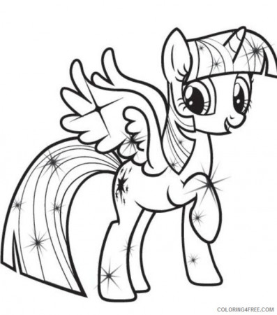my little pony coloring pages twilight sparkle Coloring4free ...