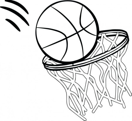 Coloring: Coloring Pages Most Cool Basketball Sheet Free Hoop ...