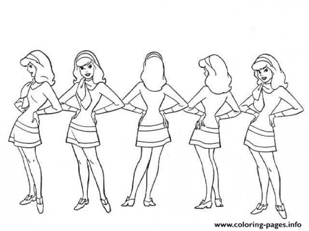All Daphne Scooby Doo 7ecf Coloring Pages Printable