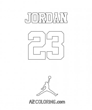 Michael Jordan Coloring Page