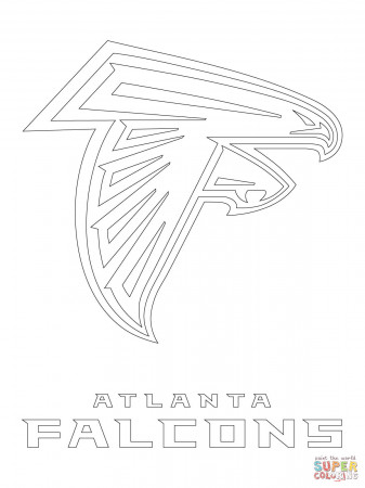 Atlanta Falcons Logo coloring page | Free Printable Coloring Pages