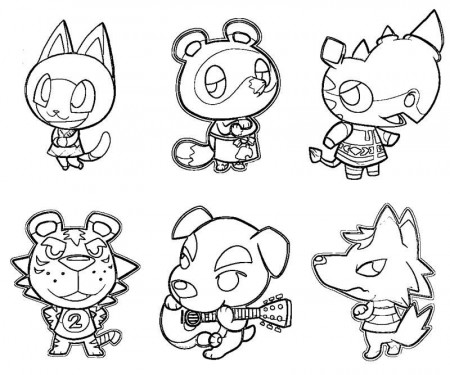 Animal Crossing Coloring Pages - Coloring Page