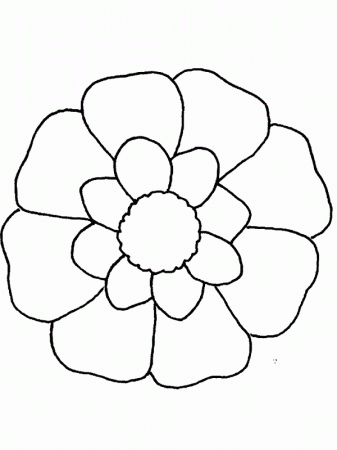 Printable Hawaiian Flower Coloring Pages | Fun Coloring Pages