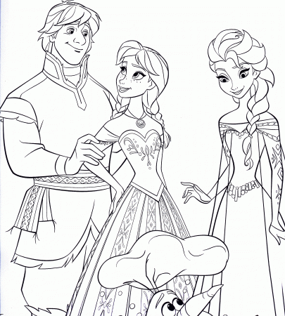 Disney Frozen Elsa - Frozen Coloring Pages