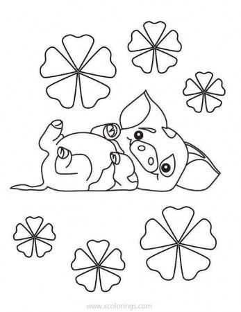 Pig Pua From Moana Coloring Pages ...xcolorings.com