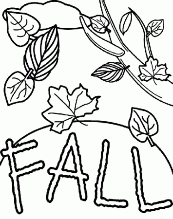 Fall Leaves Coloring Page | crayola.com