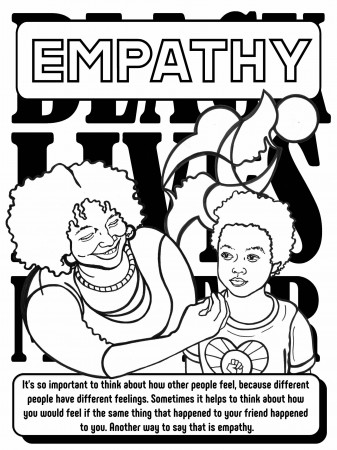 African American Coloring Books Picture Ideas Extraordinary  Coloringbook_empathy Book The Black Lives Matter At School – Colouring for  Relax