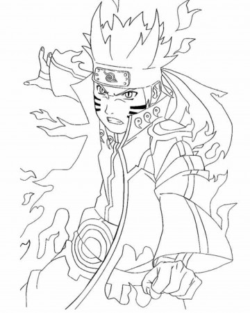 naruto sage mode coloring pages - Clip Art Library
