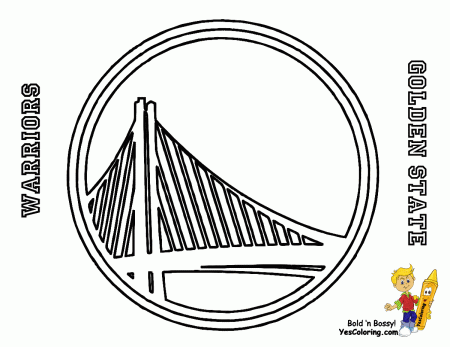 Golden State Warriors Logo Coloring Pages - Get Coloring Pages