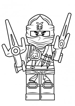 Jay Ninjago Coloring Page - Free Printable Coloring Pages for Kids