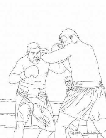 MARTIAL ARTS for kids coloring pages - TAEKWONDO combat sport
