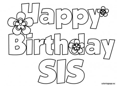1000+ images about Happy Birthday coloring Pages on Pinterest ...