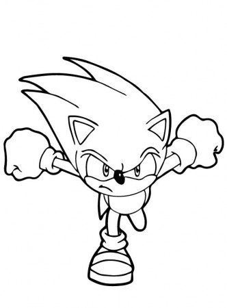 Kids-n-fun.com | Coloring page Sonic sonic hedgehog 2
