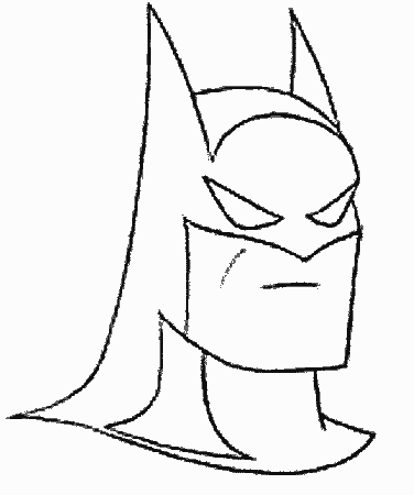 Cartoon Batman Coloring Page - Coloring Pages For All Ages