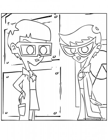 Johnny Test Coloring Pages for