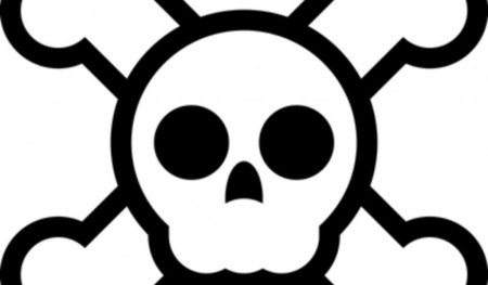Coloring skull and crossbones clip art Coloring coloring pages ...