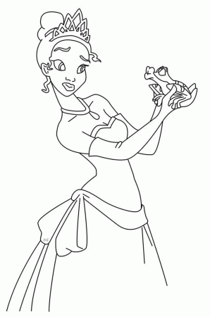 the princess and the frog coloring pages - High Quality Coloring Pages