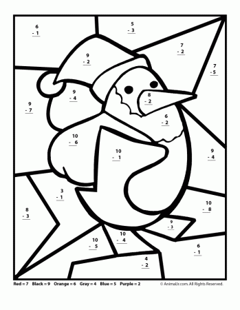 Free Printable Christmas Math Worksheets: Pre K, 1st Grade & 2nd ...