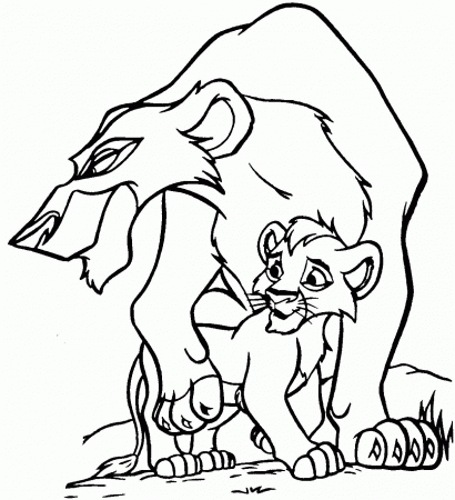 Lion King 2 Coloring Sheets - High Quality Coloring Pages